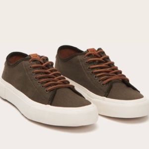 NWT Frye Ludlow Low Olive Sneakers Size 8.5